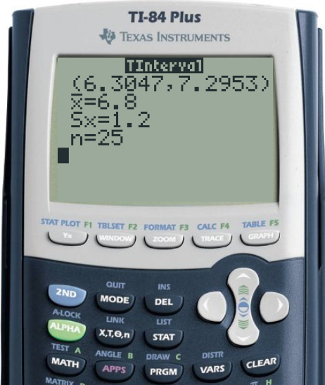 Finding Critical t-score on TI-84